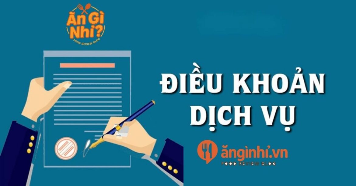 Điều khoản dịch vụ sử dụng website anginhi