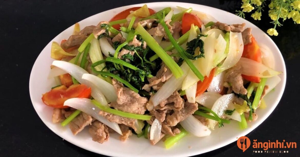 Thịt bò xào hành tây