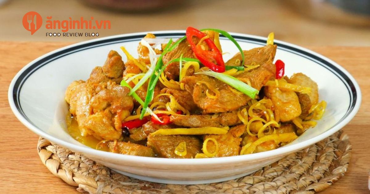 Vịt kho gừng