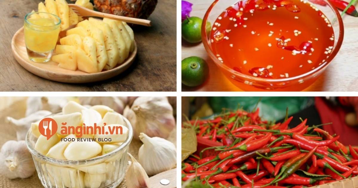Pha nước chấm phở cuốn đậm vị