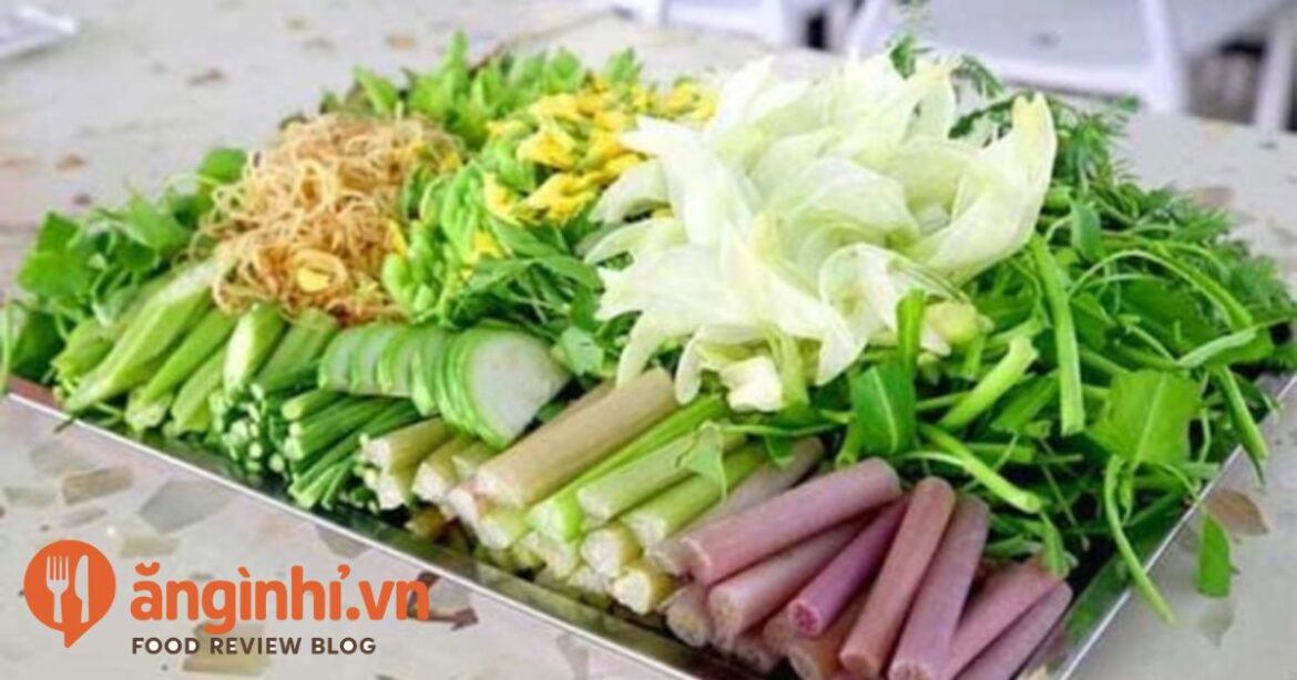 Rau ăn lẩu mắm