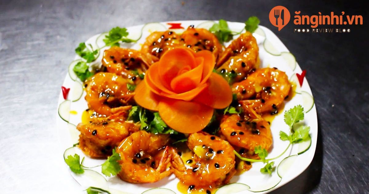 Tôm sốt chanh dây
