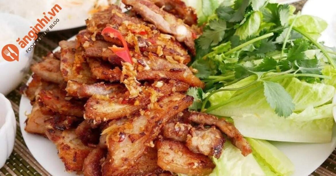 Thịt heo nướng sa tế