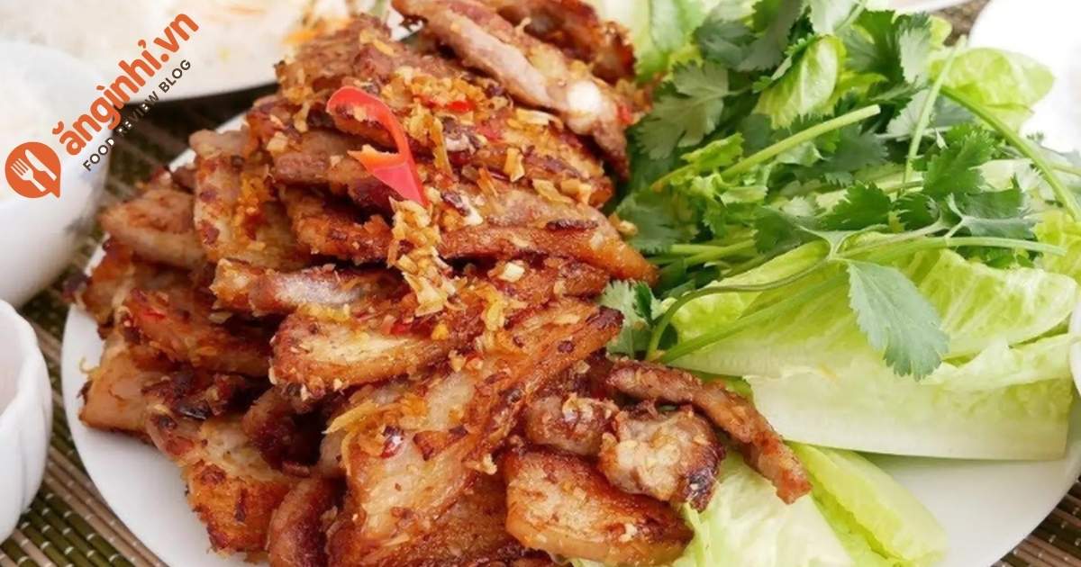 Thịt heo nướng sa tế